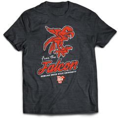 BGSU Freddie Falcons T-Shirt Heather Gray