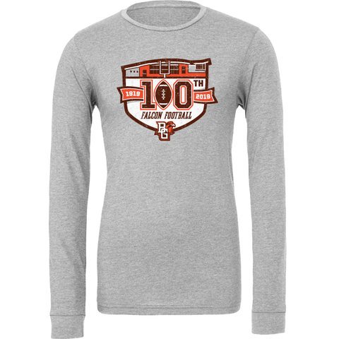 BGSU Falcons Football 100th Year Commemorative Long Sleeve Tee