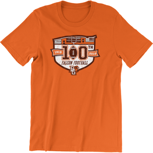 BGSU Falcons Football 100th Year T-Shirt