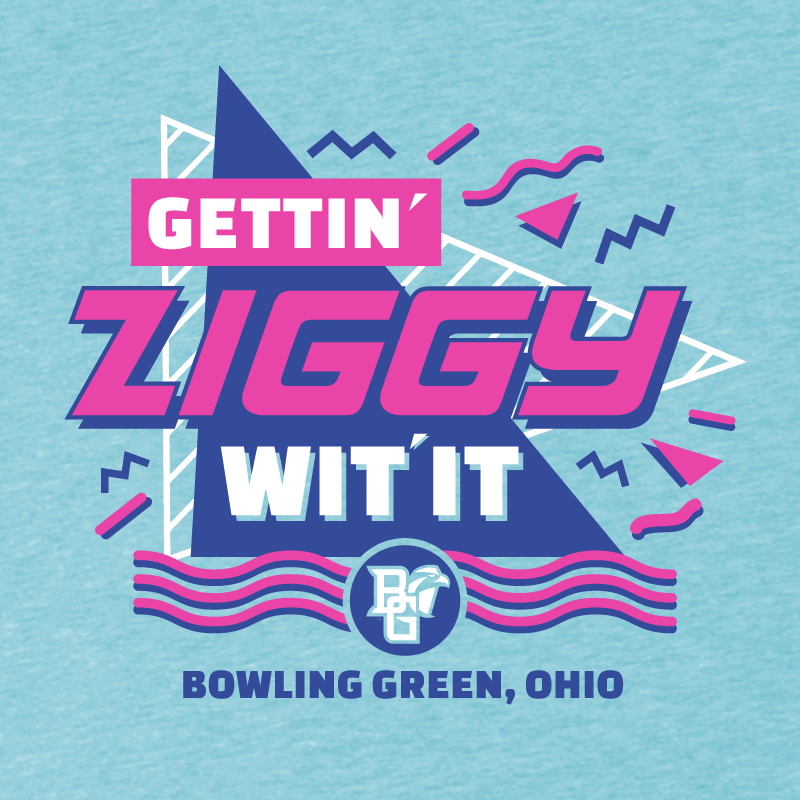 BGSU Falcons Gettin' Ziggy Wit' It T-Shirt