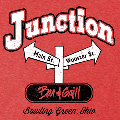 Bowling Green Tuxedo Junction Bar Vintage T-Shirt Heather Red