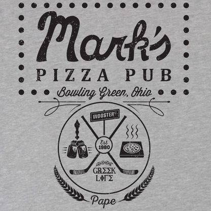 Bowling Green Mark's Pizza Pub Long Sleeve T-shirt Tribute