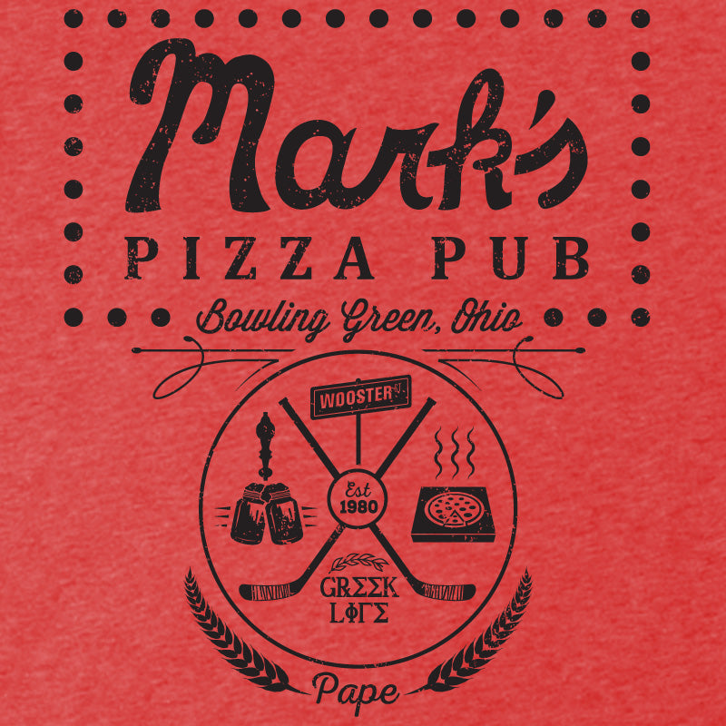 Bowling Green Mark's Pizza Pub Tribute Apparel