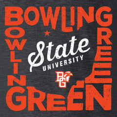 Bowling Green State University Falcons Ohio T-shirt Dark Gray Heather
