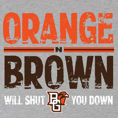 BGSU Orange and Brown T-Shirt
