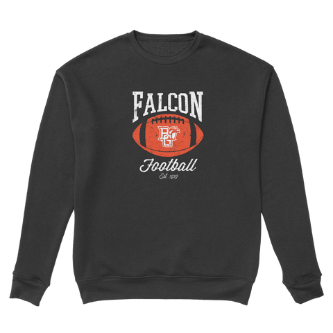 BGSU Falcons Football Pigskin Crewneck Sweatshirt