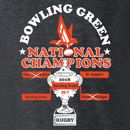 Bowling Green Rugby National Championship Long Sleeve T-shirt Dark Gray Heather