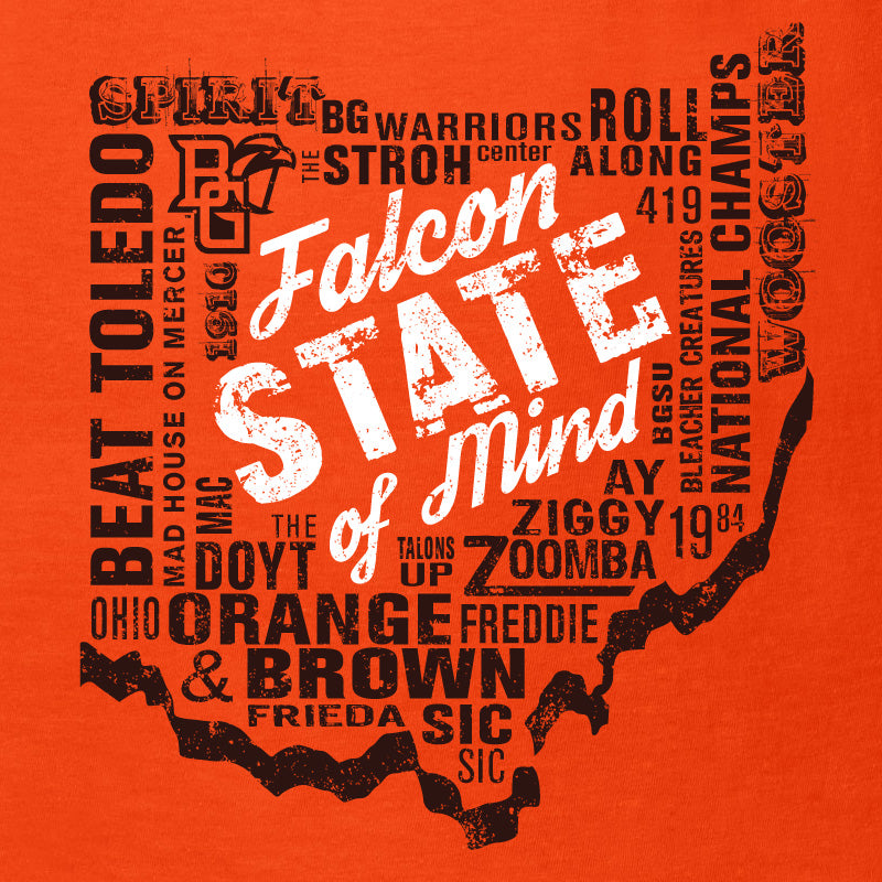 BGSU Falcons Best of Bowling Green T-Shirt Orange