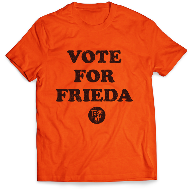 BGSU Falcons Vote for Frieda T-Shirt