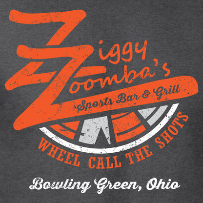 Bowling Green Ziggy Zoomba's Sports Bar Long Sleeve T-Shirt Dark Gray Heather