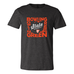 Bowling Green State University Ohio T-shirt Dark Gray Heather