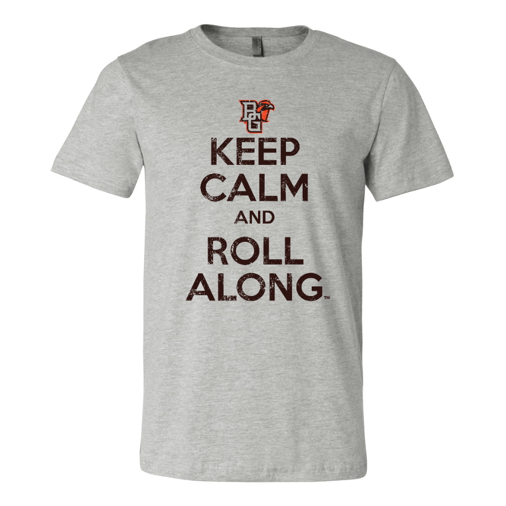 BGSU Falcons Keep Calm Roll Along T-shirt